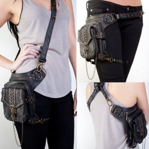 Steel Master Brand Black/Brass Utility Bag